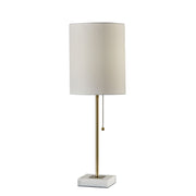 Adesso Home - 5177-21 - Table Lamp - Fiona - White Marble