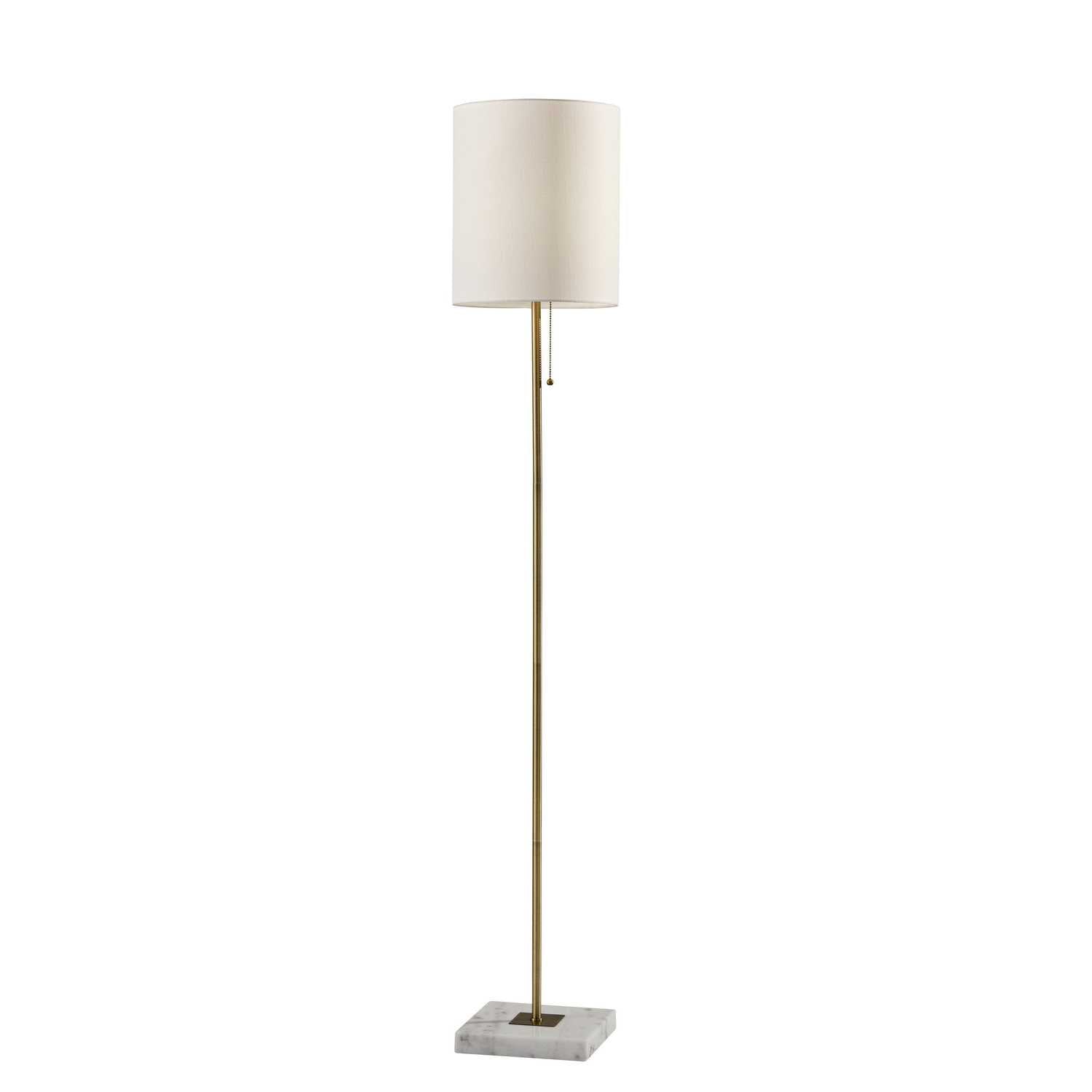 Adesso Home - 5178-21 - Floor Lamp - Fiona - White Marble