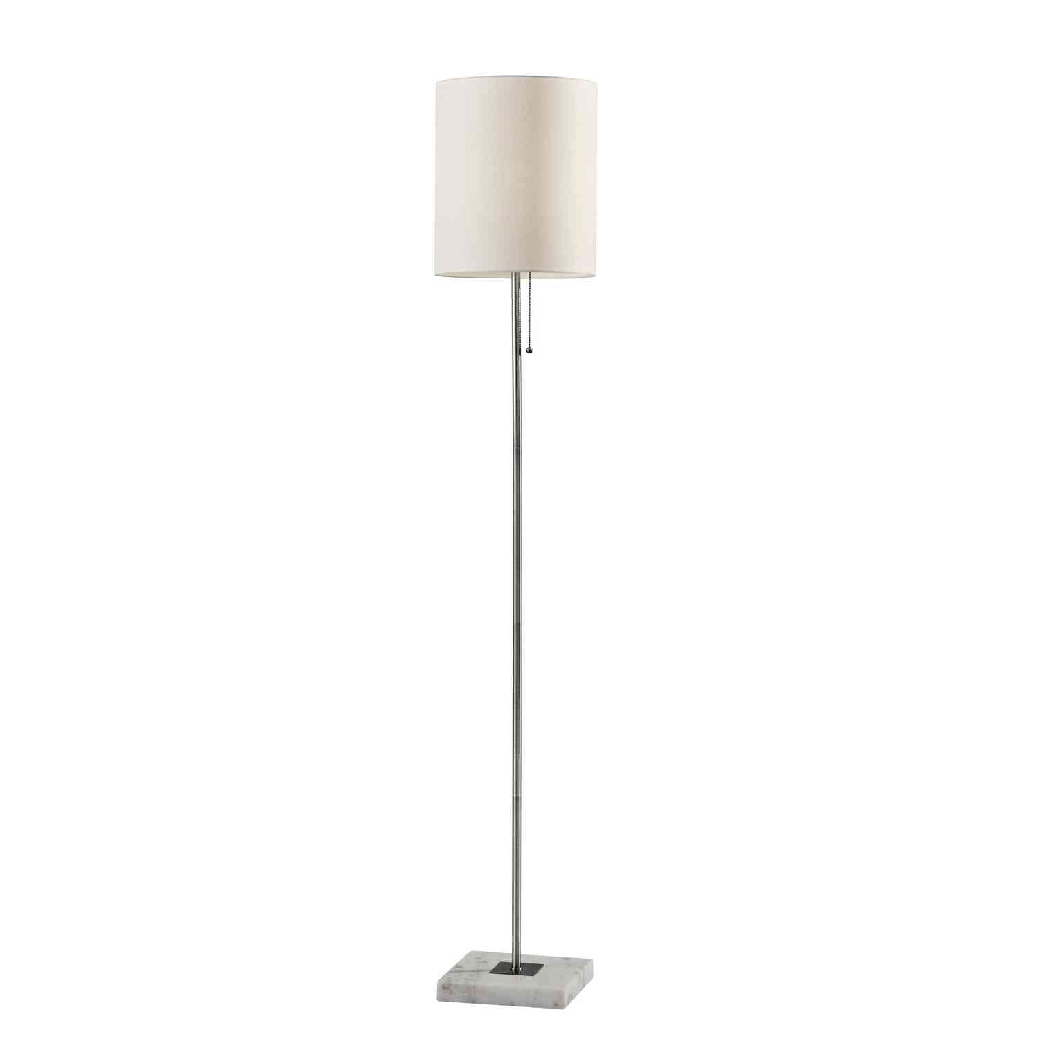 Adesso Home - 5178-22 - Floor Lamp - Fiona - White Marble