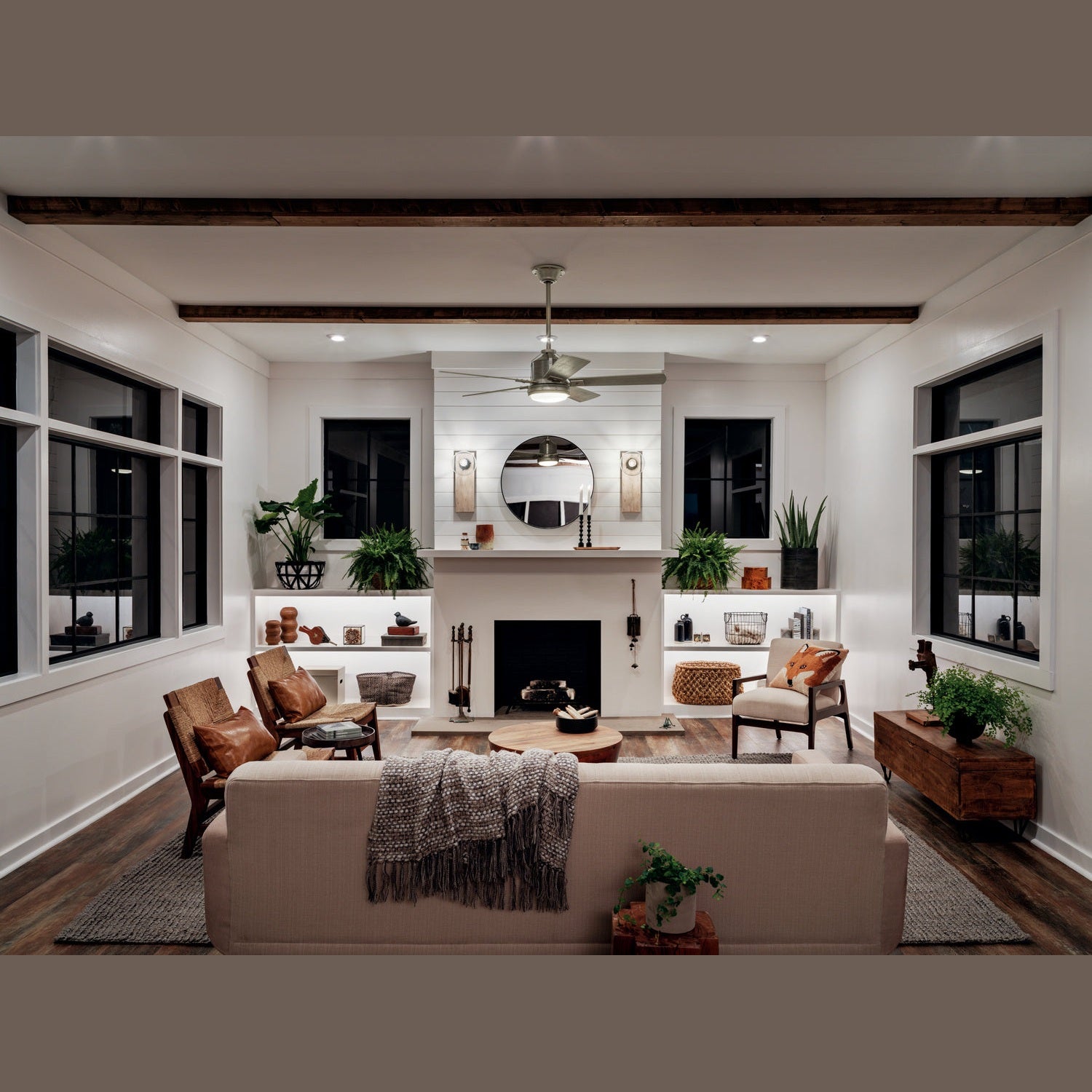 Kichler - 300052NI - 52"Ceiling Fan - Colerne - Brushed Nickel