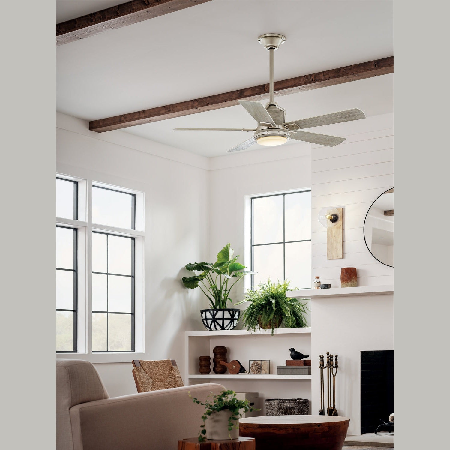 Kichler - 300052NI - 52"Ceiling Fan - Colerne - Brushed Nickel