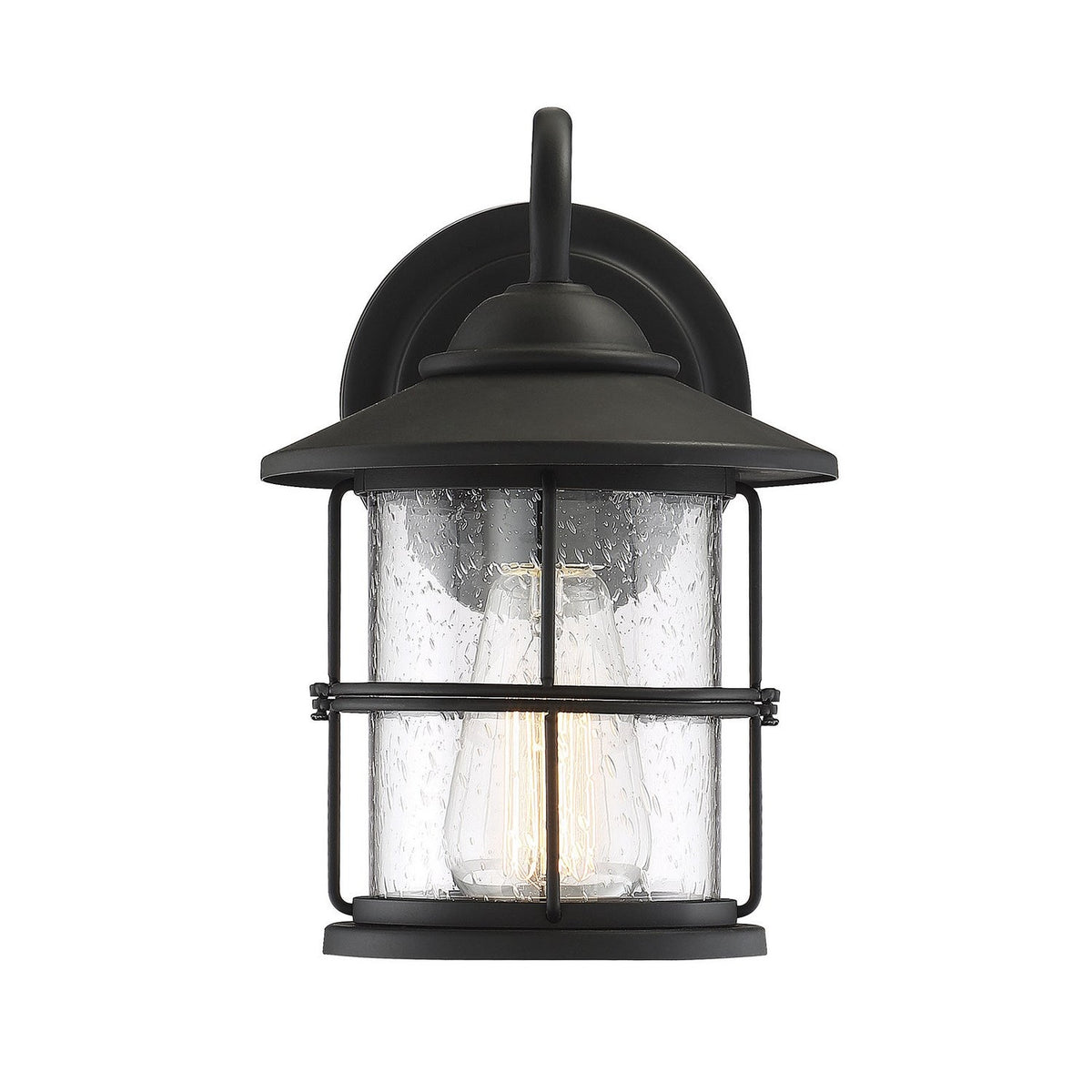 Meridian - M50014BK - One Light Outdoor Wall Sconce - Moutd - Matte Black
