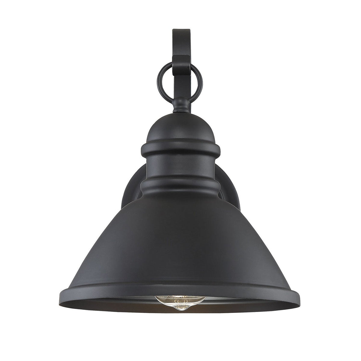 Meridian - M50016BK - One Light Outdoor Wall Sconce - Moutd - Matte Black