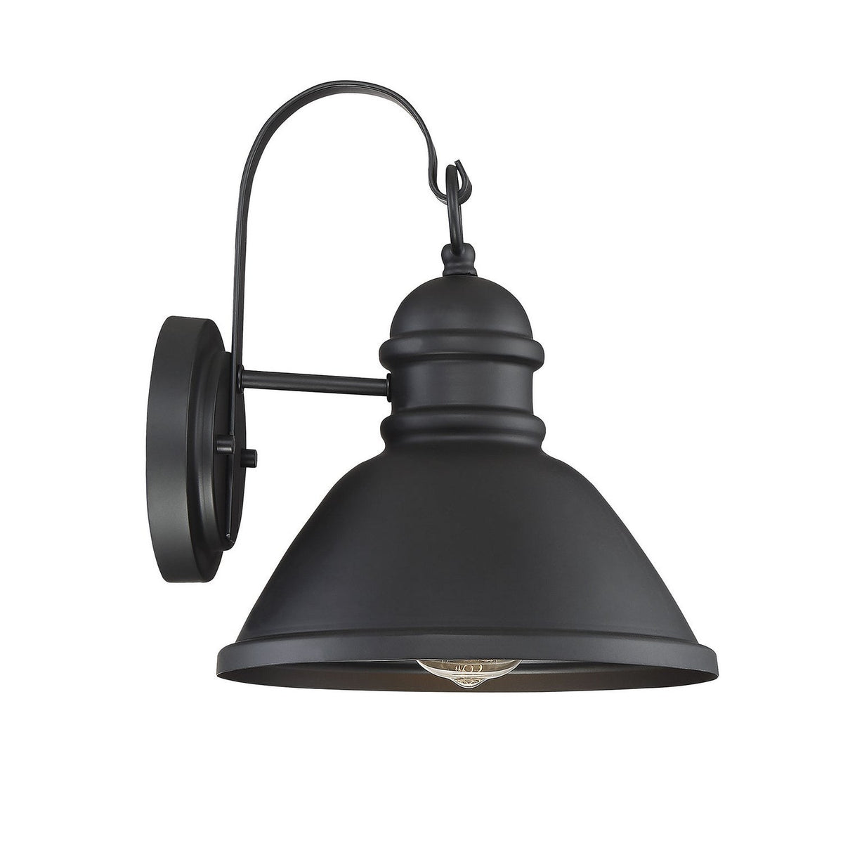 Meridian - M50016BK - One Light Outdoor Wall Sconce - Moutd - Matte Black