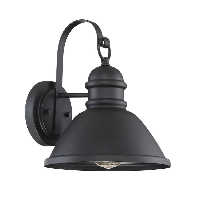 Meridian - M50016BK - One Light Outdoor Wall Sconce - Moutd - Matte Black
