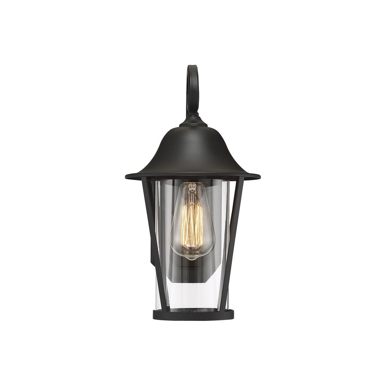 Meridian - M50023BK - One Light Outdoor Wall Sconce - Moutd - Matte Black