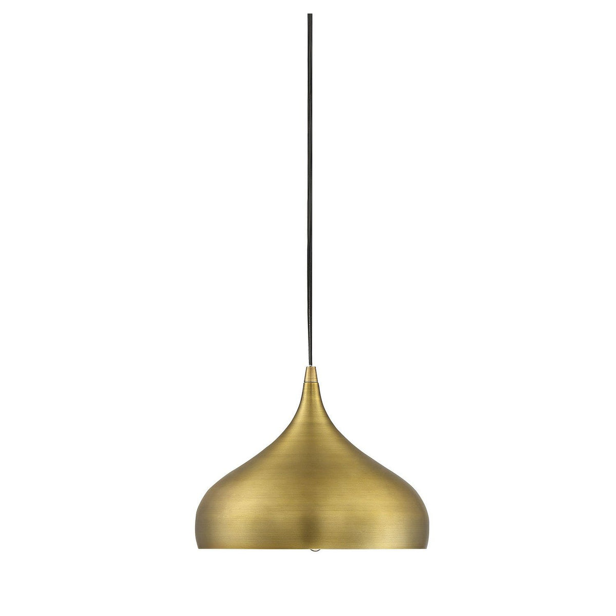 Meridian - M70075NB - One Light Mini Pendant - Mmin2 - Natural Brass