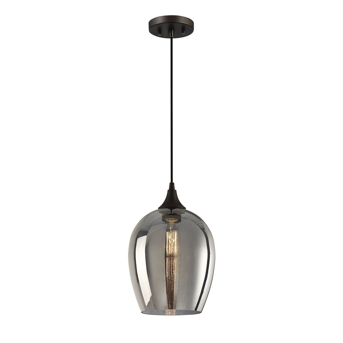 Meridian - M70076ORB - One Light Mini Pendant - Mmin2 - Oil Rubbed Bronze