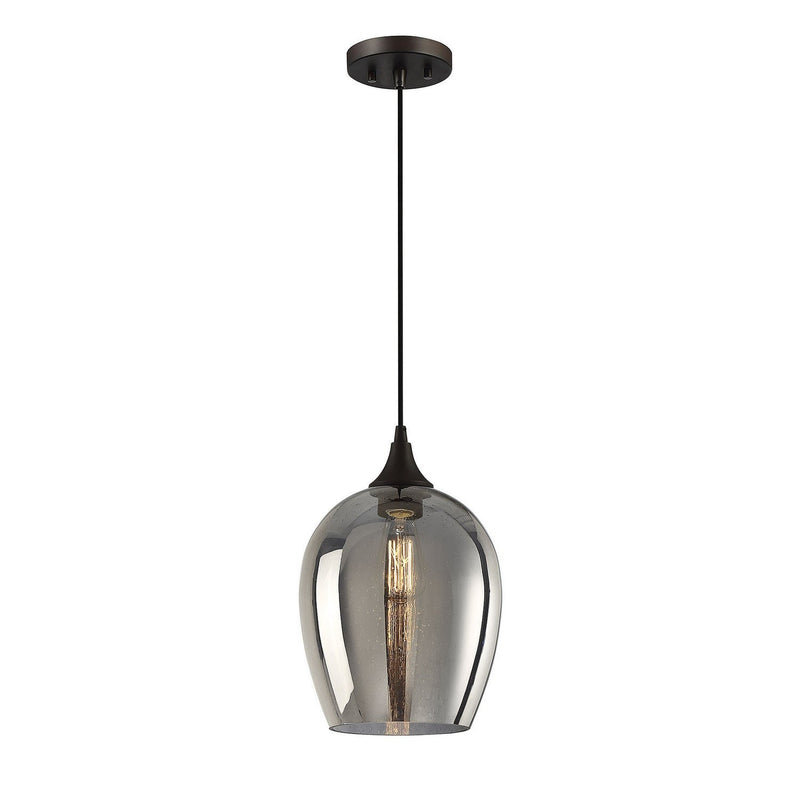Meridian - M70076ORB - One Light Mini Pendant - Mmin2 - Oil Rubbed Bronze