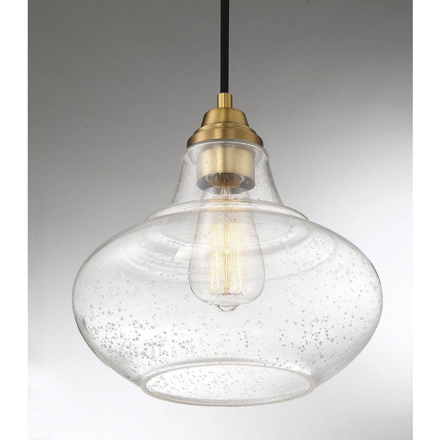 Meridian - M70080NB - One Light Mini Pendant - Mmin2 - Natural Brass
