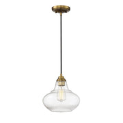 Meridian - M70080NB - One Light Mini Pendant - Mmin2 - Natural Brass