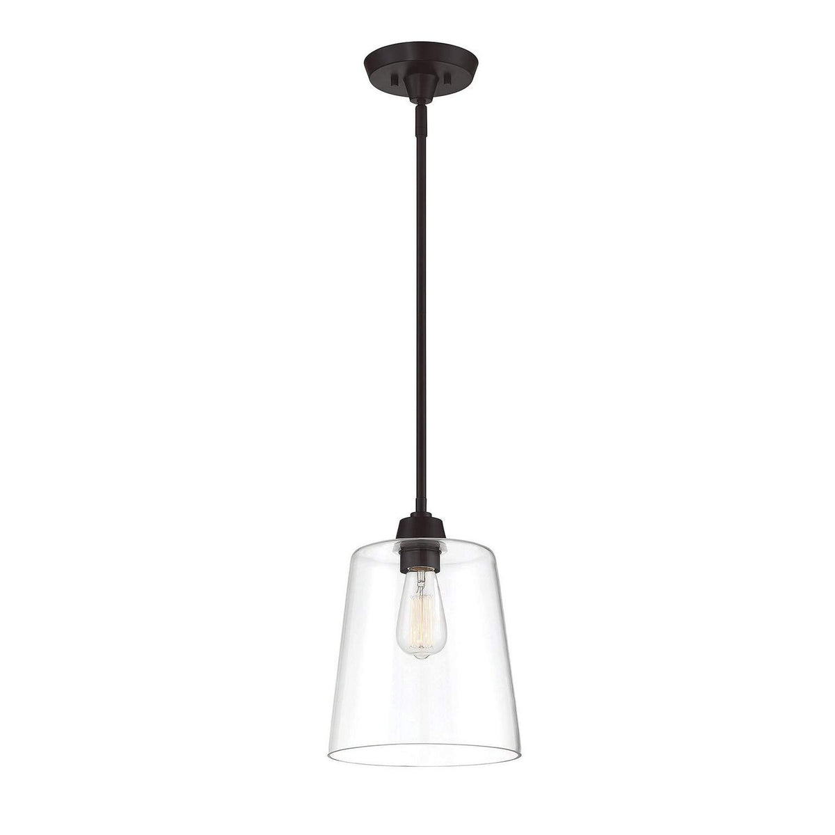Meridian - M70081ORB - One Light Pendant - Mpend - Oil Rubbed Bronze