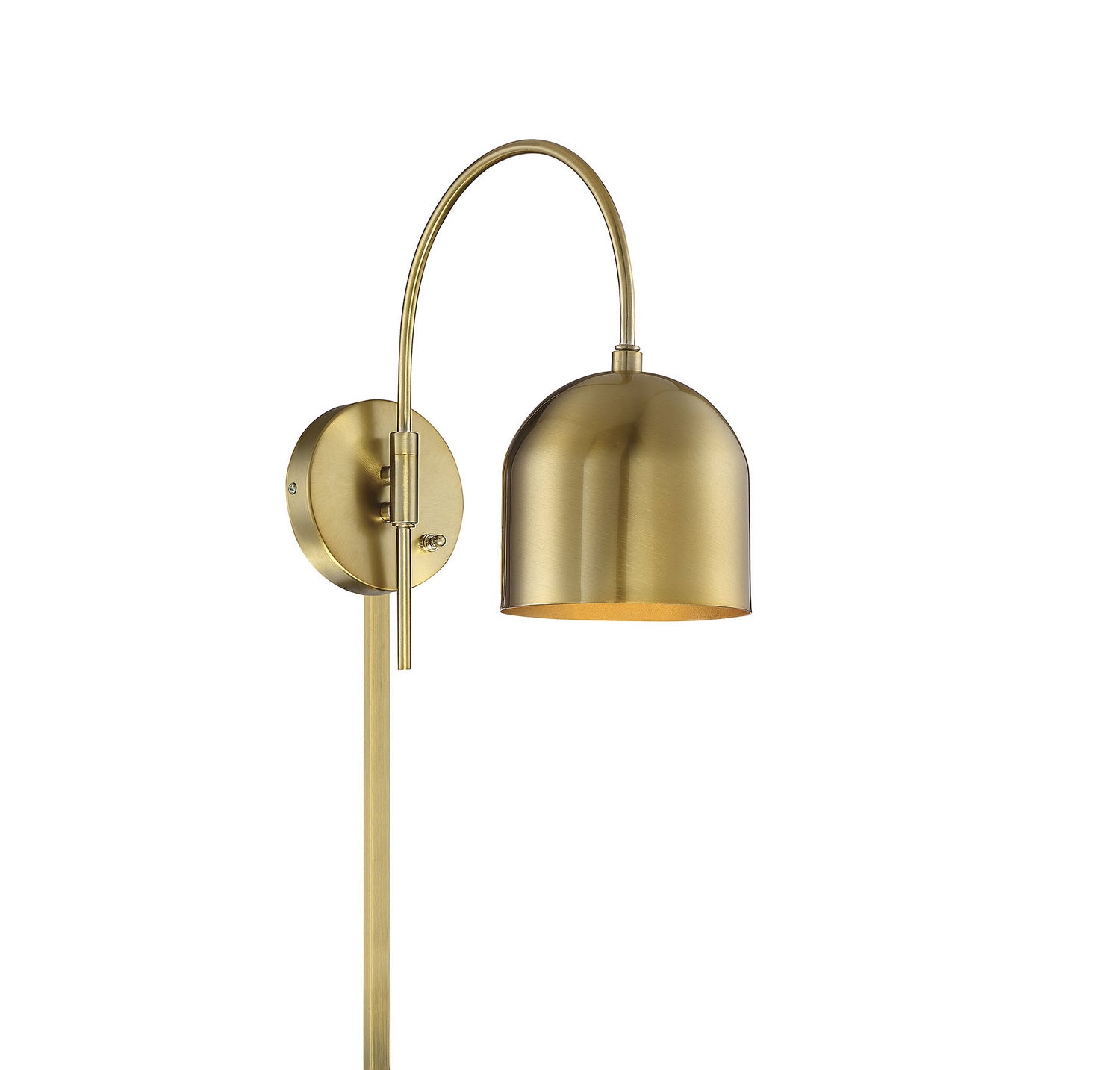 Meridian - M90045NB - One Light Wall Sconce - Mscon - Natural Brass