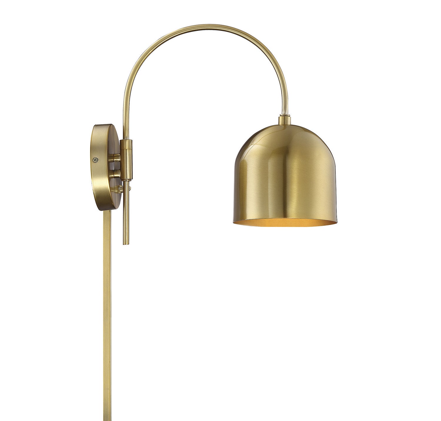 Meridian - M90045NB - One Light Wall Sconce - Mscon - Natural Brass