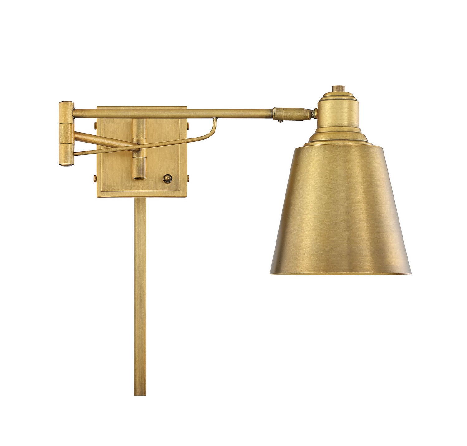 Meridian - M90047NB - One Light Wall Sconce - Mscon - Natural Brass