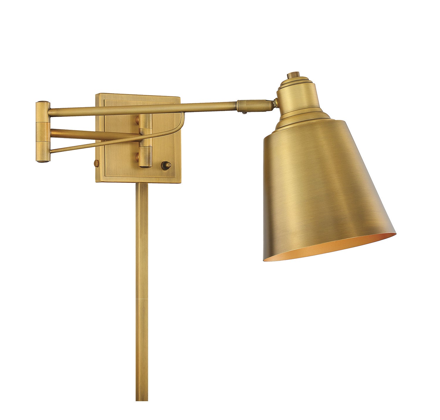 Meridian - M90047NB - One Light Wall Sconce - Mscon - Natural Brass