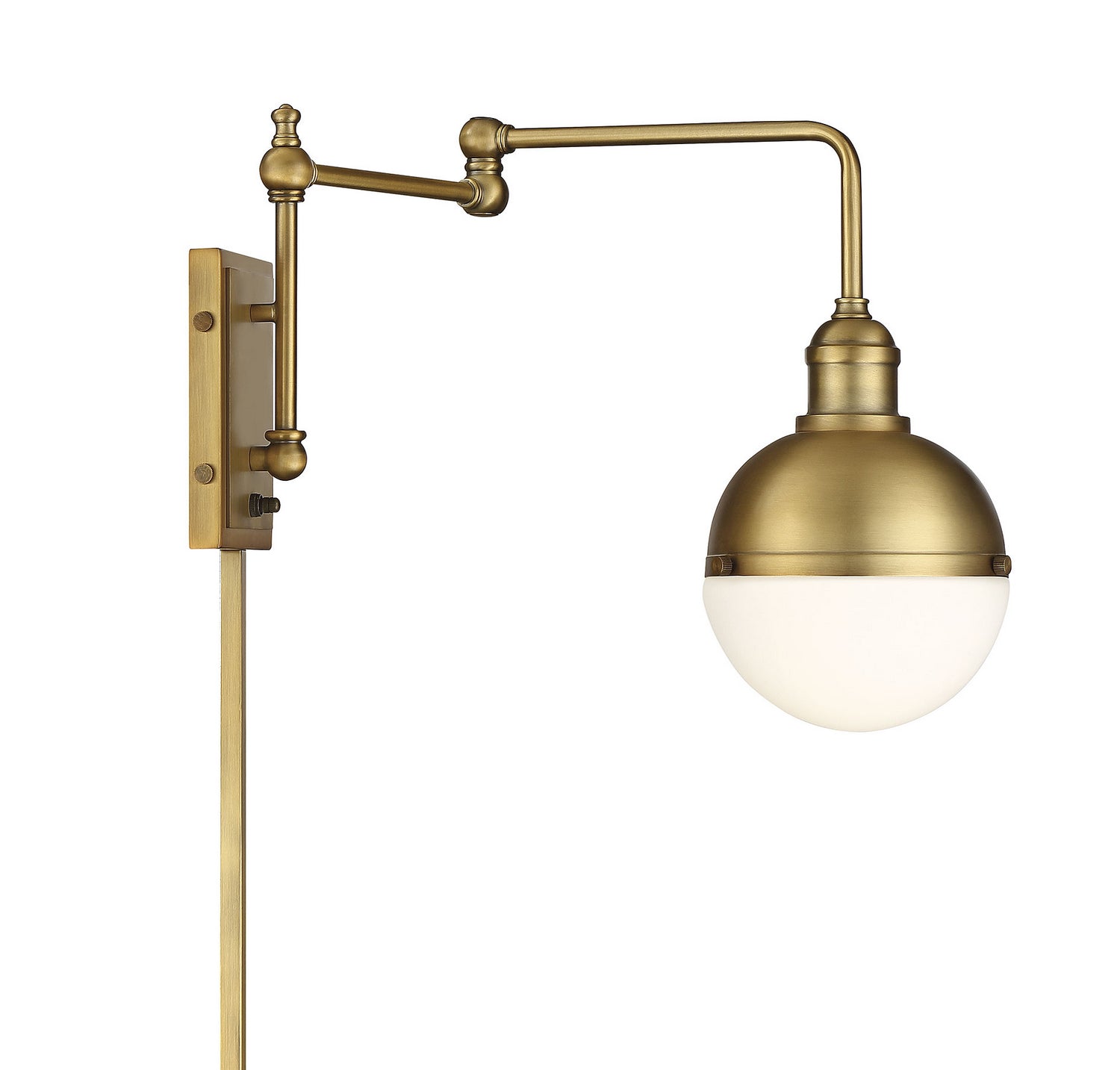 Meridian - M90052NB - One Light Wall Sconce - Mscon - Natural Brass