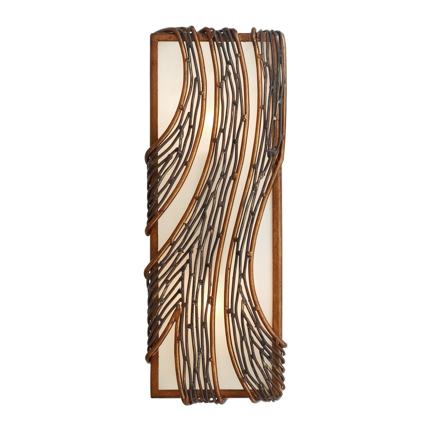 Varaluz - 240W02HO - Two Light Wall Sconce - Flow - Hammered Ore