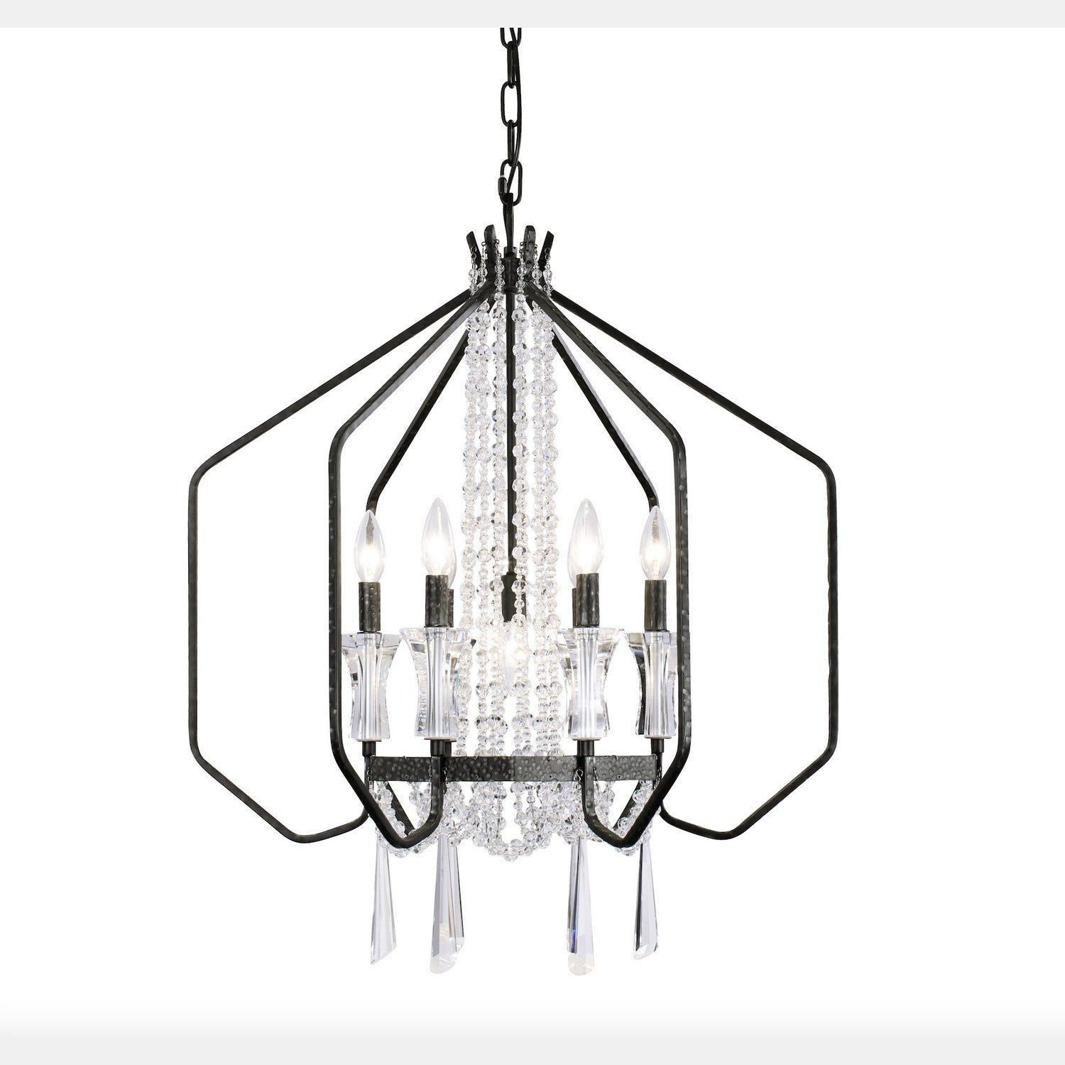 Varaluz - 270P07OX - Seven Light Pendant - Barcelona - Onyx