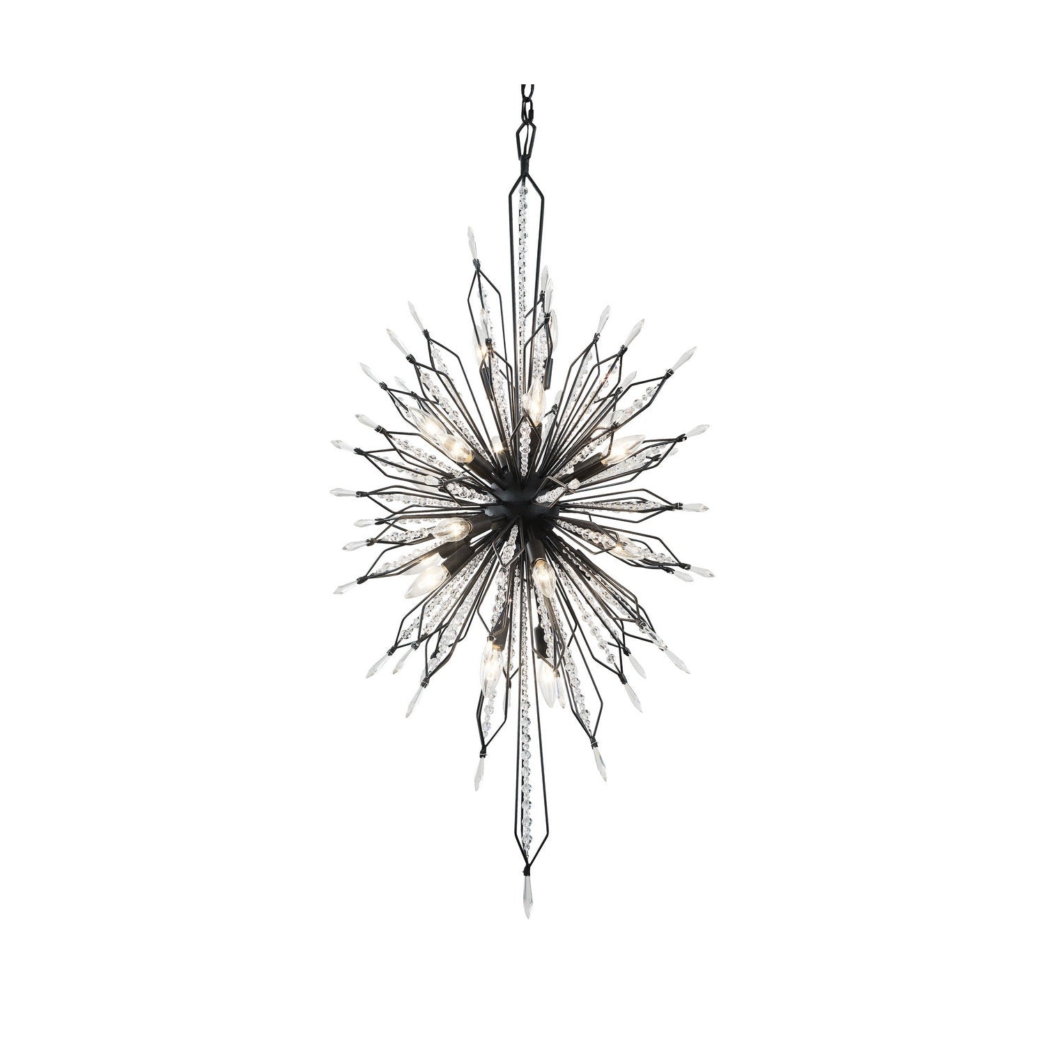 Varaluz - 311F20CB - 20 Light Foyer Pendant - Orbital - Carbon