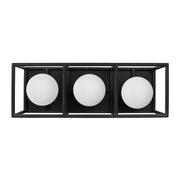 Varaluz - 325B03CBHG - Three Light Bath - Plaza - Carbon/Havana Gold