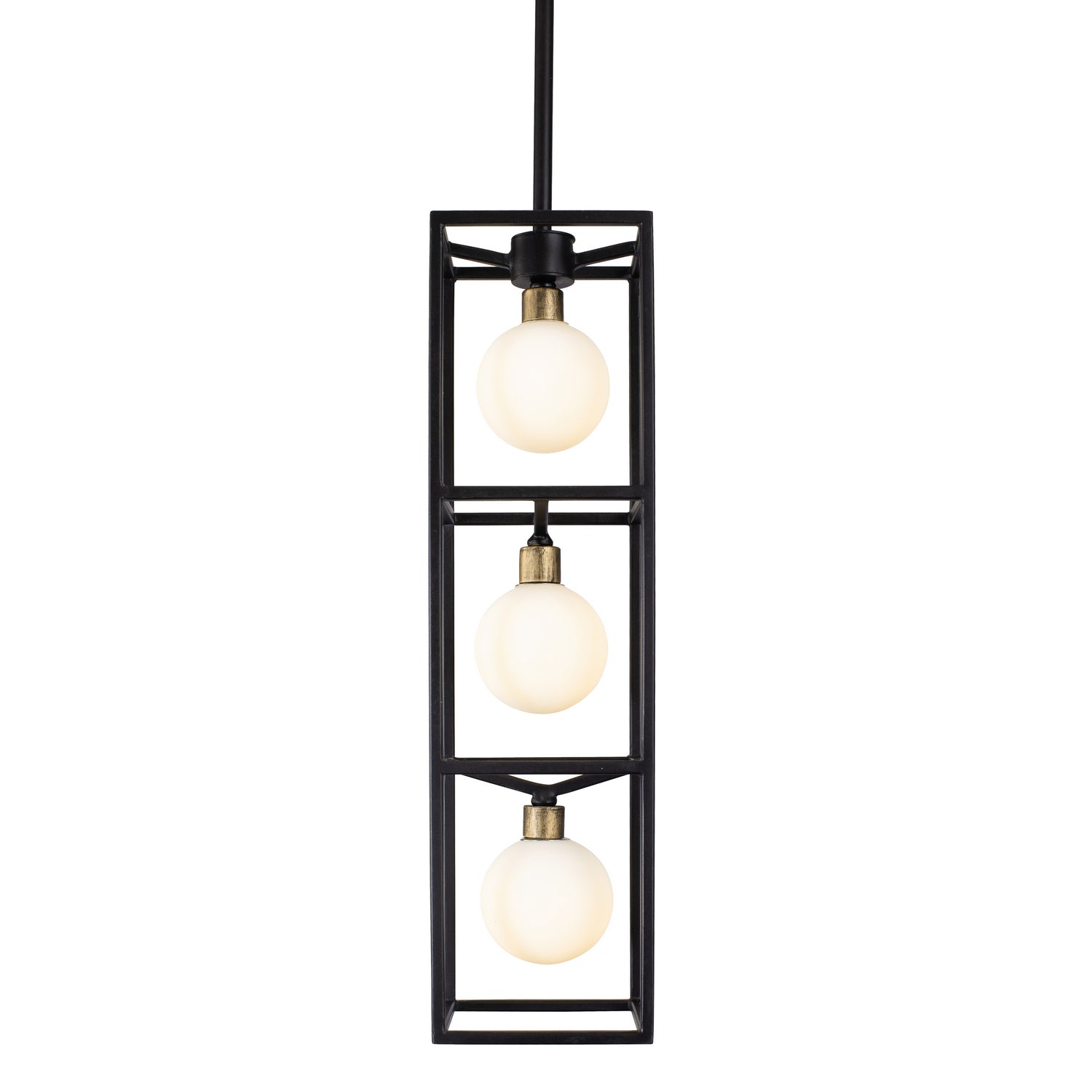 Varaluz - 325F03CBHG - Three Light Foyer Pendant - Plaza - Carbon/Havana Gold