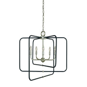 Framburg - 5425 SP/MBLACK - Five Light Chandelier - Montrose - Satin Pewter w/Matte Black