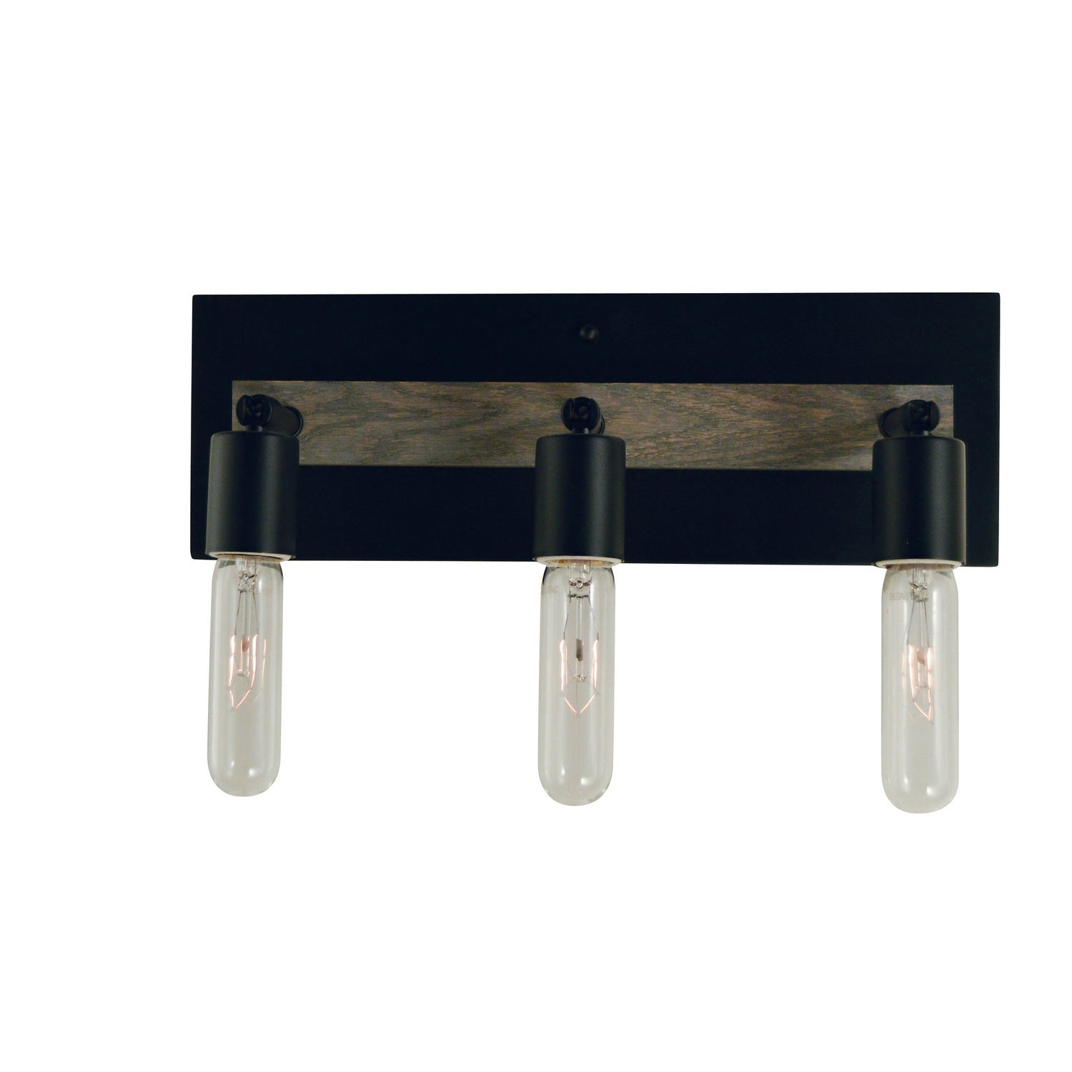 Framburg - 5438 MBLACK - Three Light Wall Sconce - Loft - Matte Black