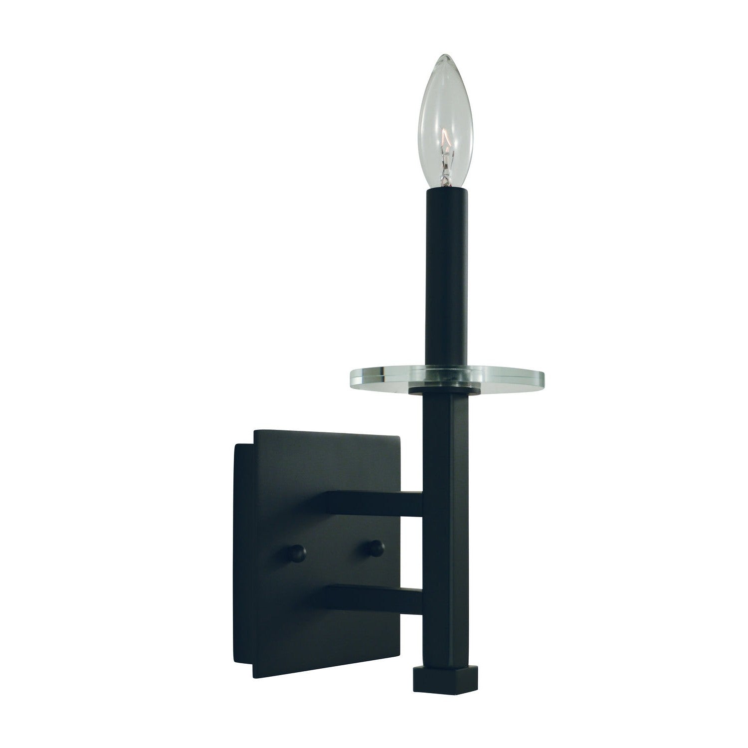 Framburg - 5441 MBLACK - One Light Wall Sconce - Metropolitan - Matte Black