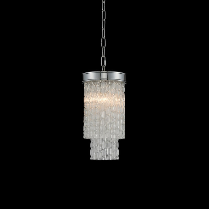 Allegri - 029510-010-FR001 - One Light Mini Pendant - Savena - Chrome