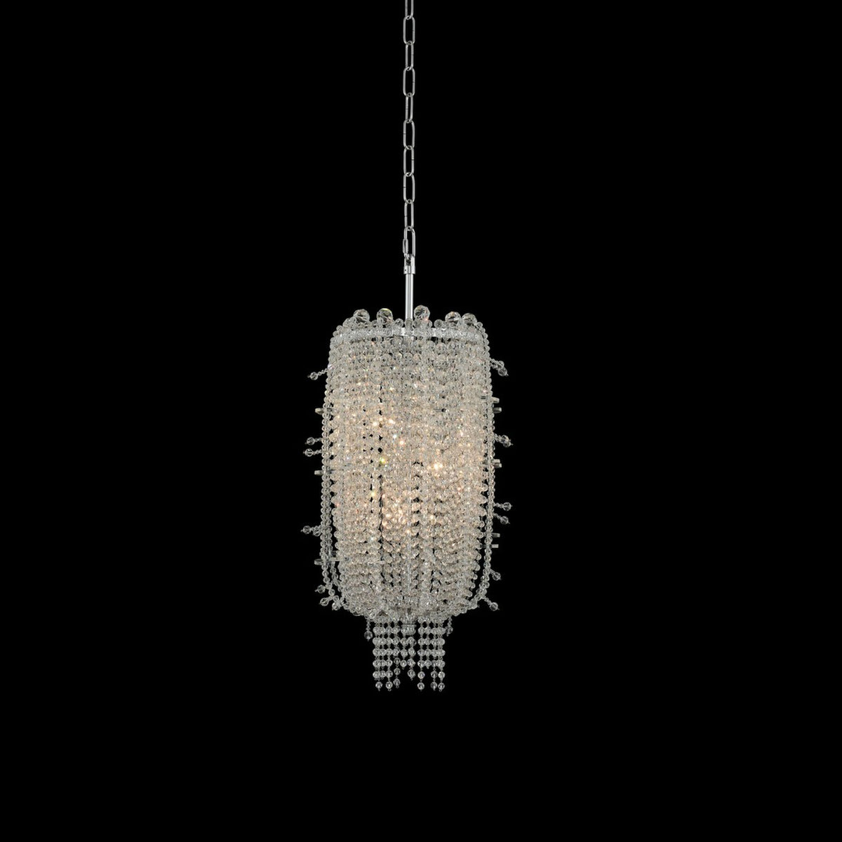 Allegri - 030610-010-FR001 - Three Light Mini Pendant - Cielo - Chrome