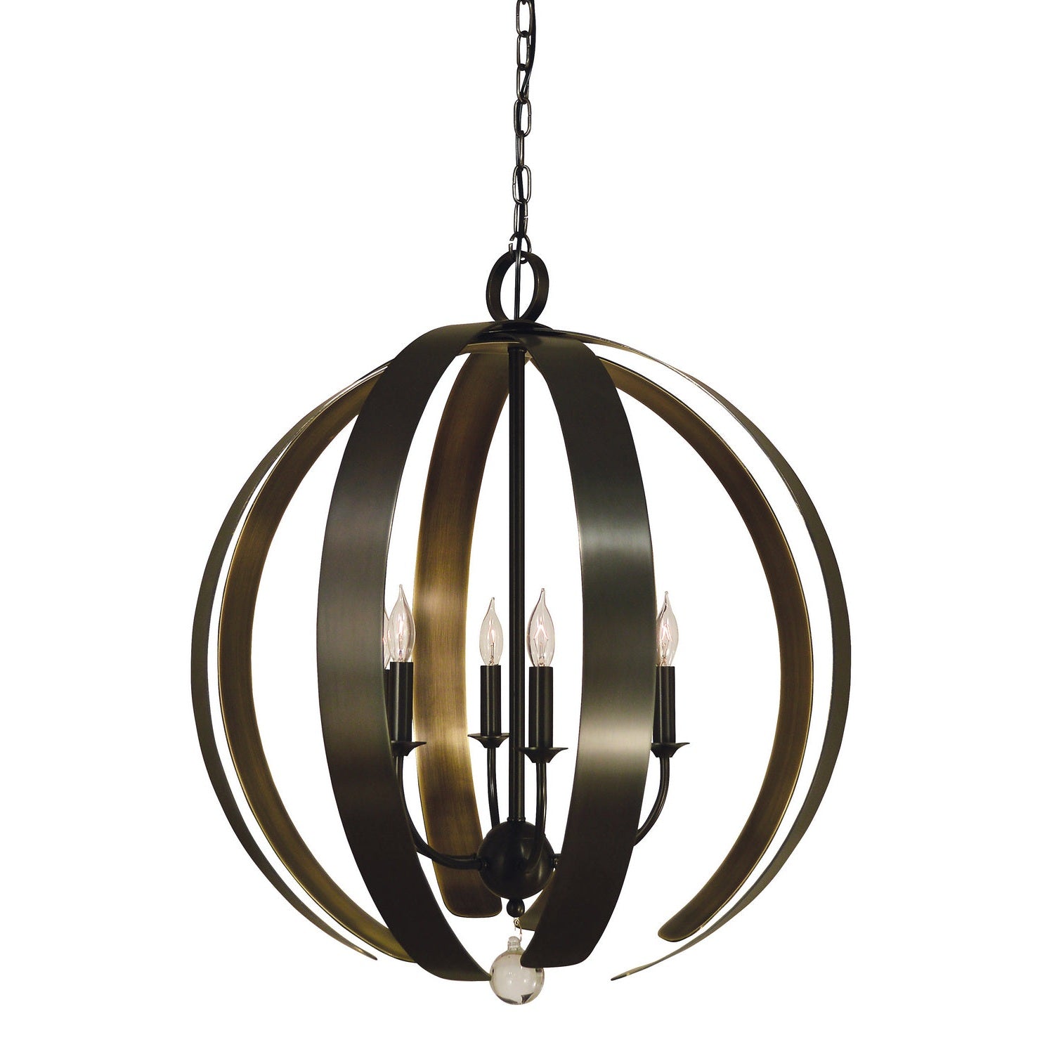 Framburg - 4779 MB/HB - Six Light Foyer Chandelier - Venus - Mahogany Bronze