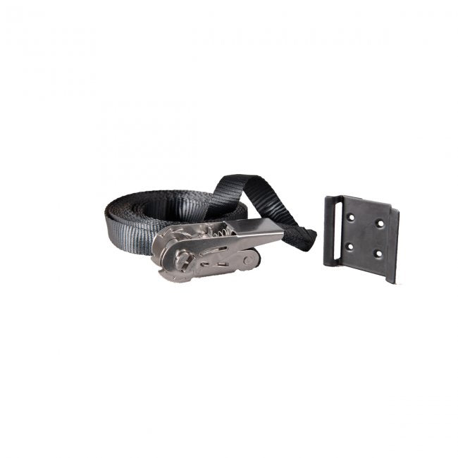 W.A.C. Lighting - 5000-TST-BK - Tree Mount Canopy Strap - 5000 - Black In Stainless Steel