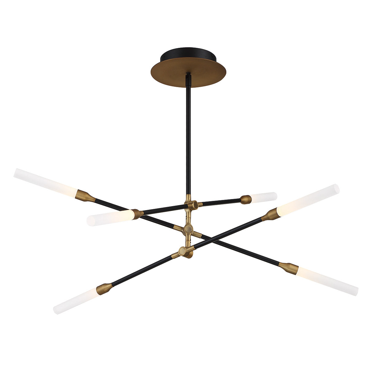 W.A.C. Lighting - PD-55906-BK/AB - LED Pendant - Houdini - Black/Aged Brass