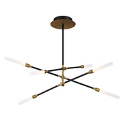 W.A.C. Lighting - PD-55906-BK/AB - LED Pendant - Houdini - Black/Aged Brass