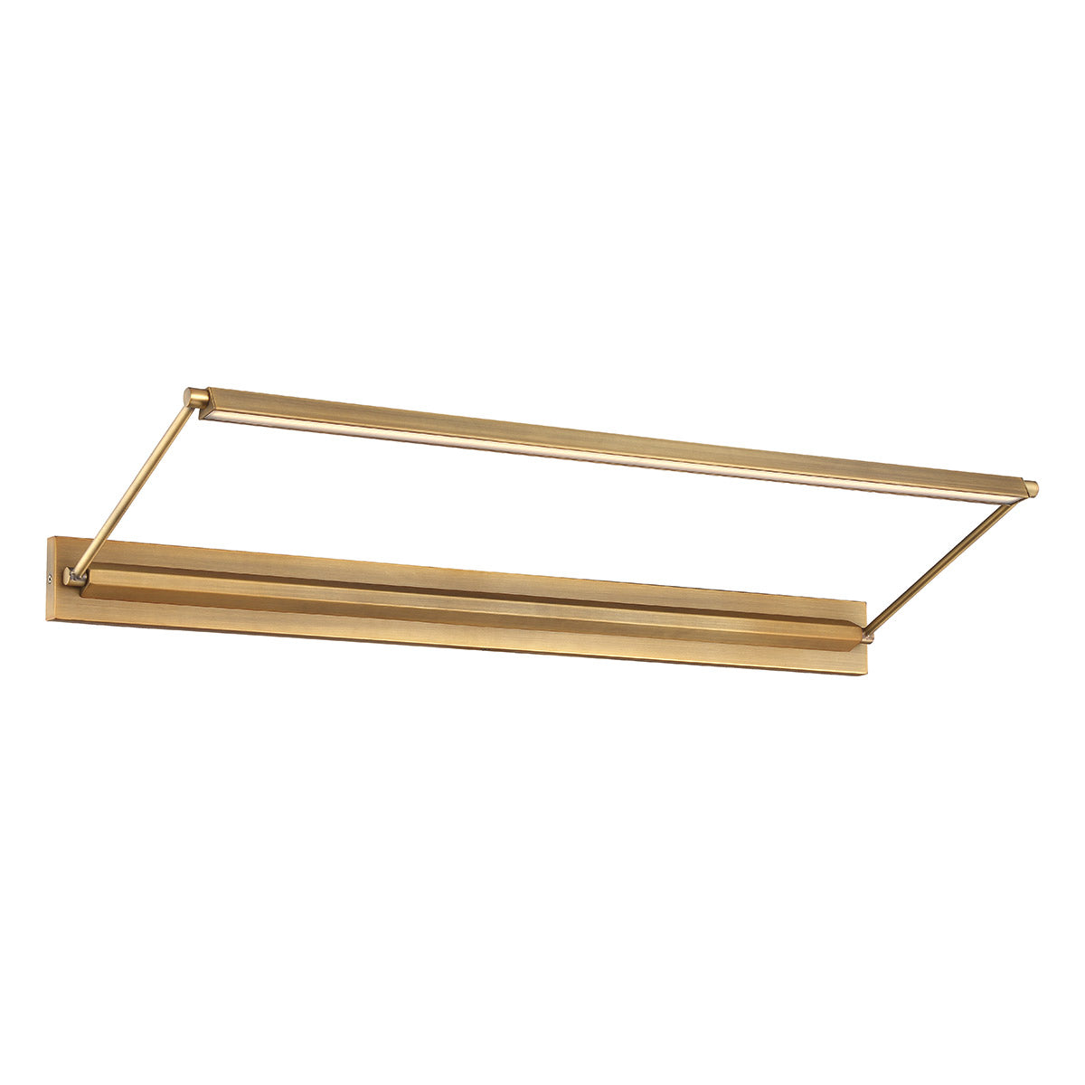 W.A.C. Lighting - PL-LED34-30-AB - LED Picture Light - Hudson - Aged Brass