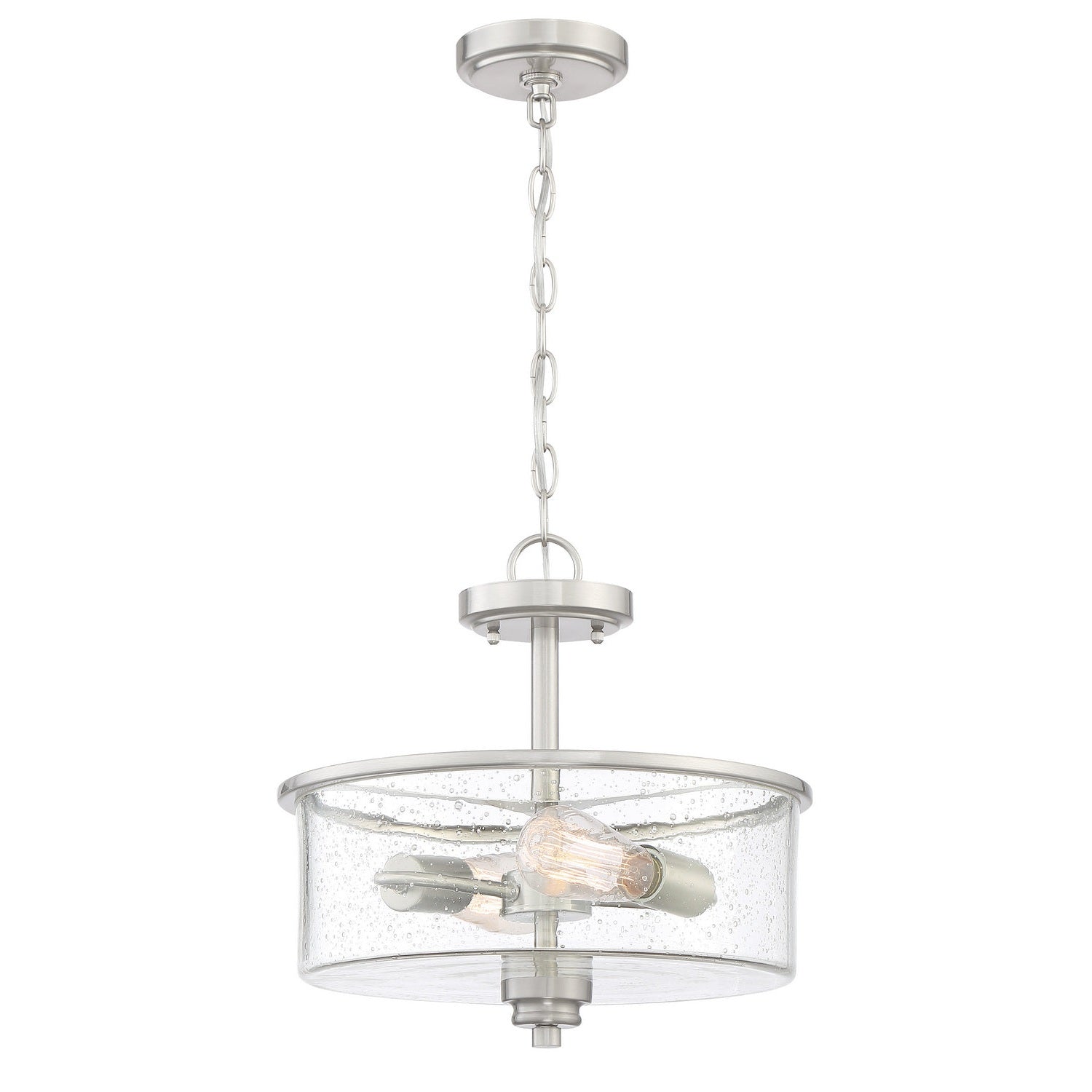 Craftmade - 50552-BNK - Two Light Convertible Semi Flush - Bolden - Brushed Polished Nickel