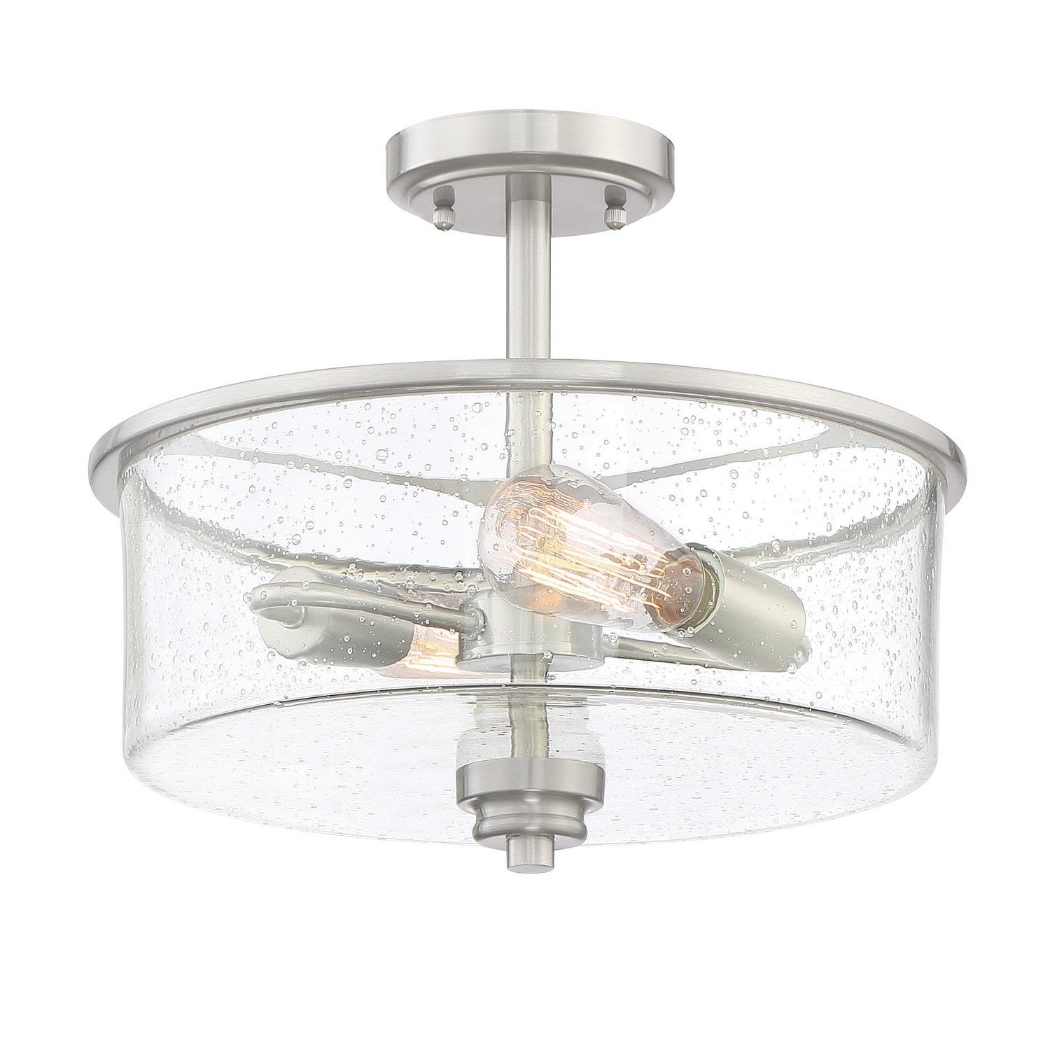 Craftmade - 50552-BNK - Two Light Convertible Semi Flush - Bolden - Brushed Polished Nickel