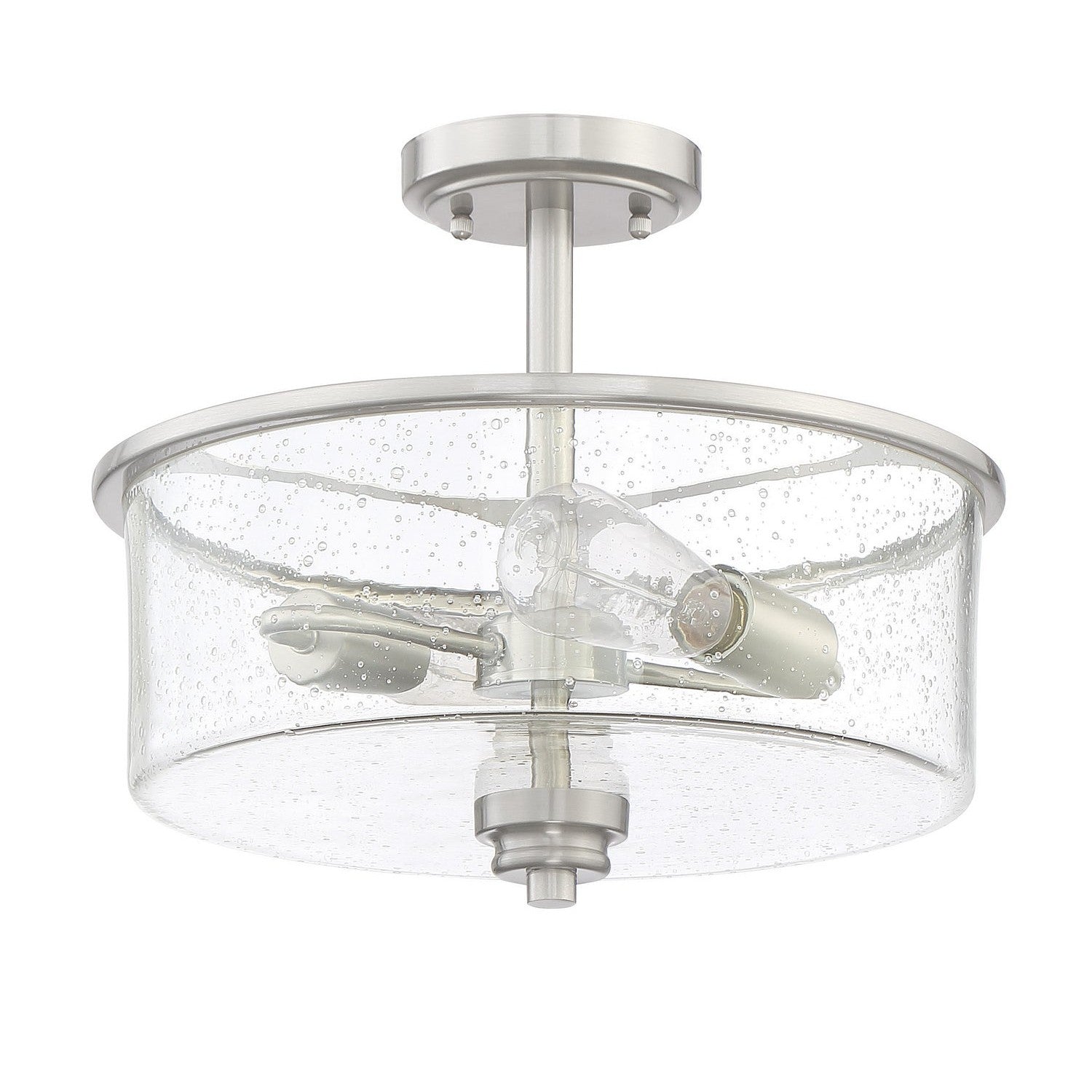 Craftmade - 50552-BNK - Two Light Convertible Semi Flush - Bolden - Brushed Polished Nickel