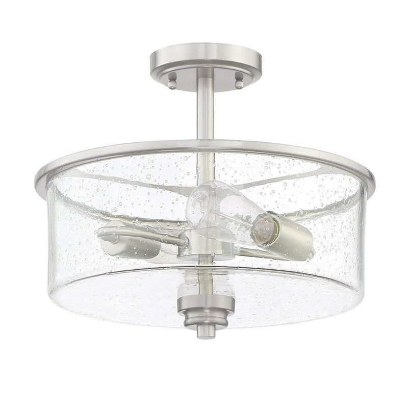 Craftmade - 50552-BNK - Two Light Convertible Semi Flush - Bolden - Brushed Polished Nickel