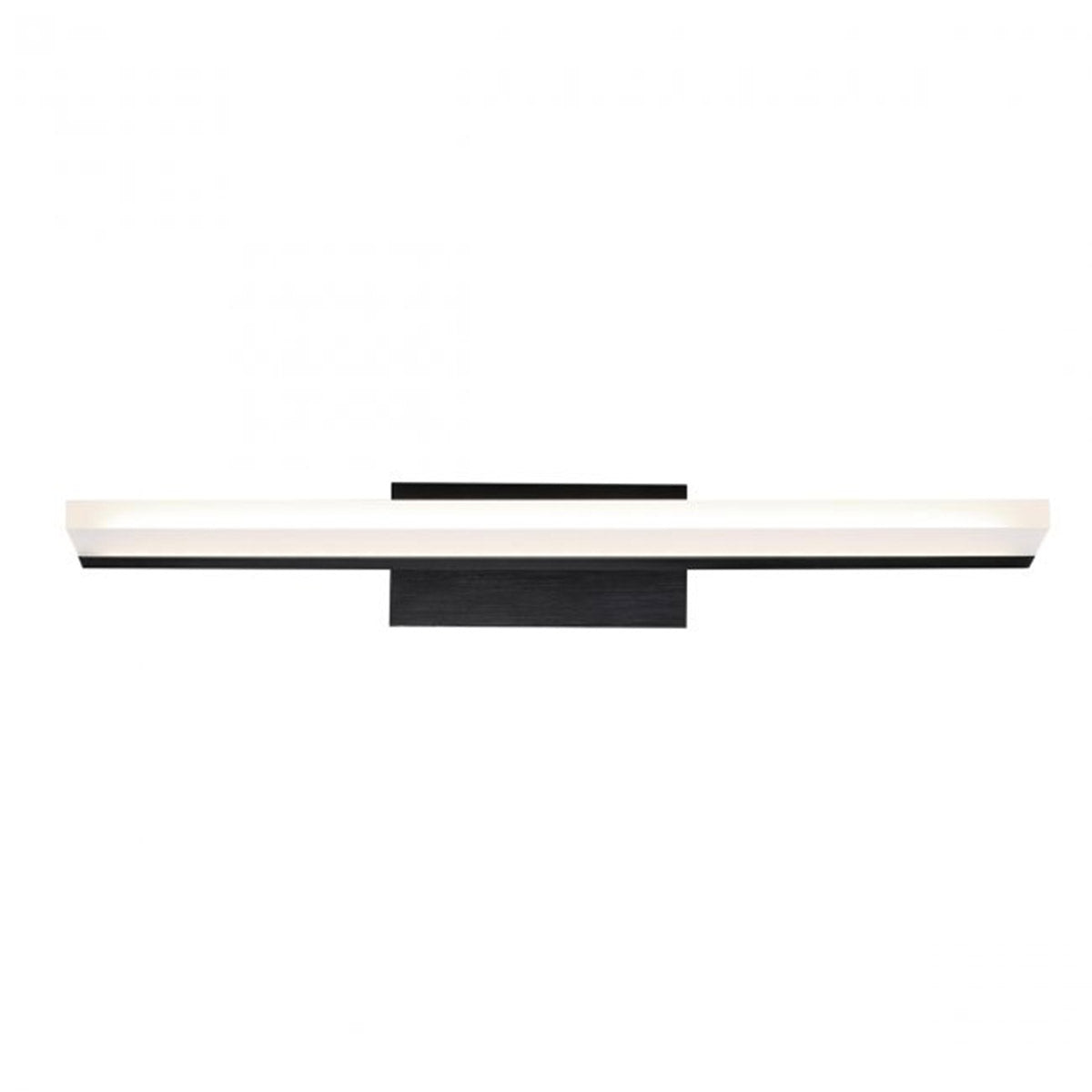 W.A.C. Lighting - WS-85618-BK - LED Bathroom Vanity - Level - Brushed Black