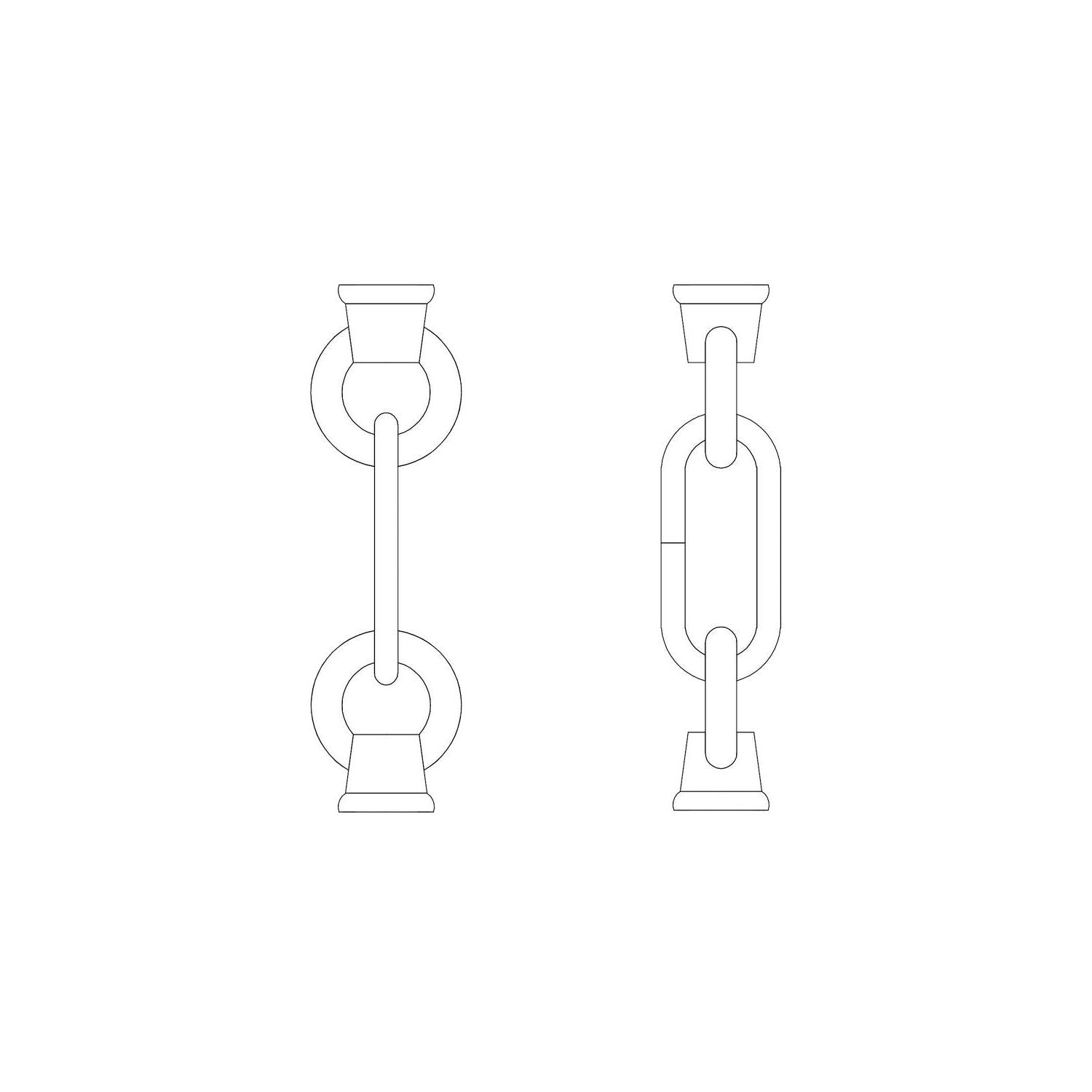 Generation Lighting - 9122-05 - Link and Loop - Replacement Chain - Chrome