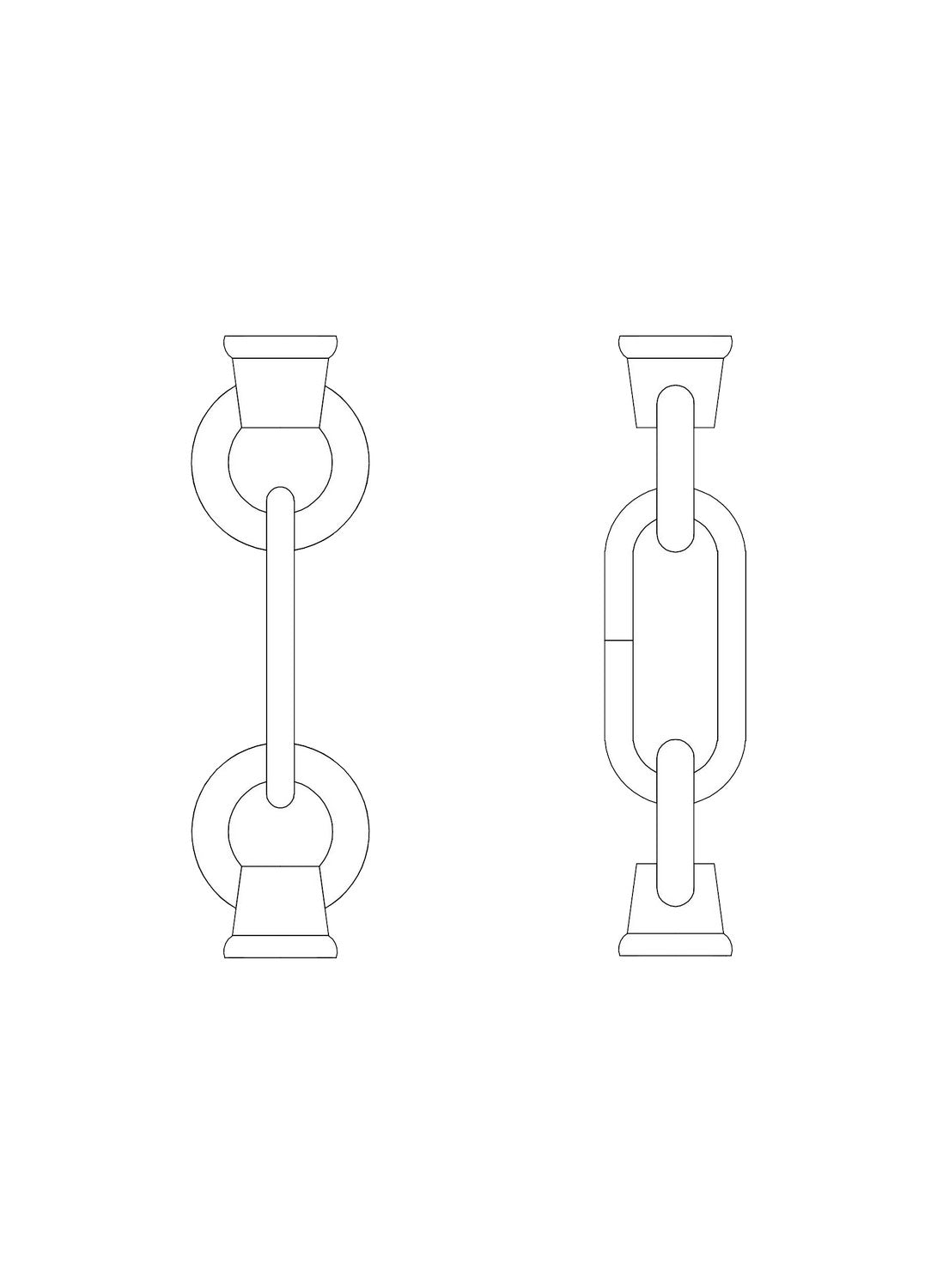 Generation Lighting - 9122-05 - Link and Loop - Replacement Chain - Chrome