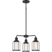 Quoizel - LUD5020EK - Three Light Chandelier - Ludlow - Earth Black