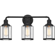 Quoizel - LUD8624EK - Three Light Bath - Ludlow - Earth Black