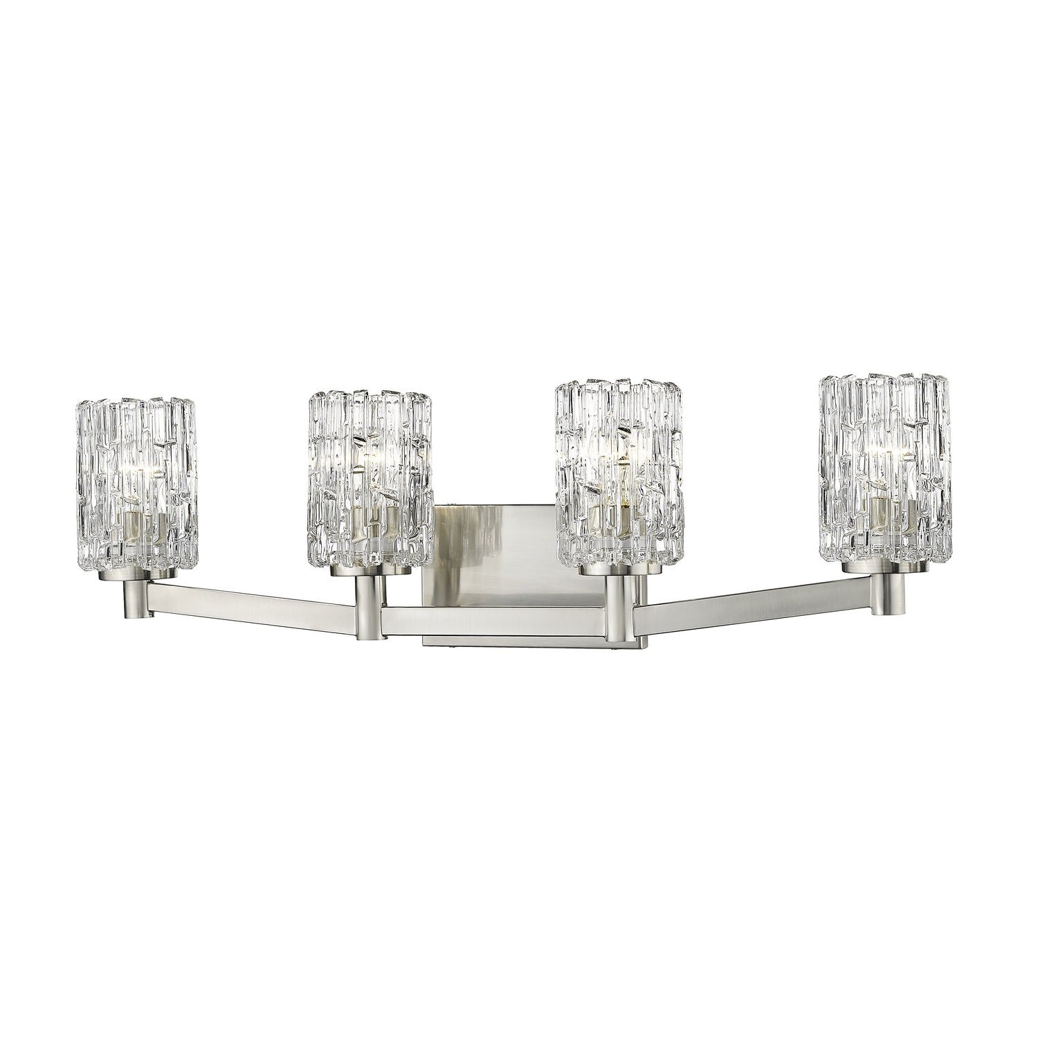 Z-Lite - 1931-4V-BN - Four Light Vanity - Aubrey - Brushed Nickel