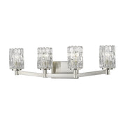 Z-Lite - 1931-4V-BN - Four Light Vanity - Aubrey - Brushed Nickel