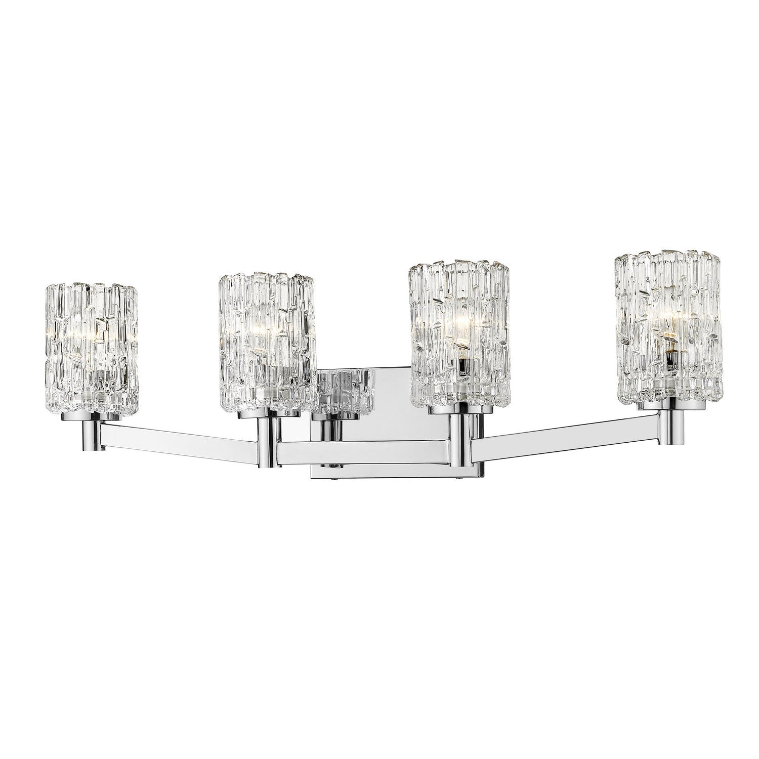Z-Lite - 1931-4V-CH - Four Light Vanity - Aubrey - Chrome