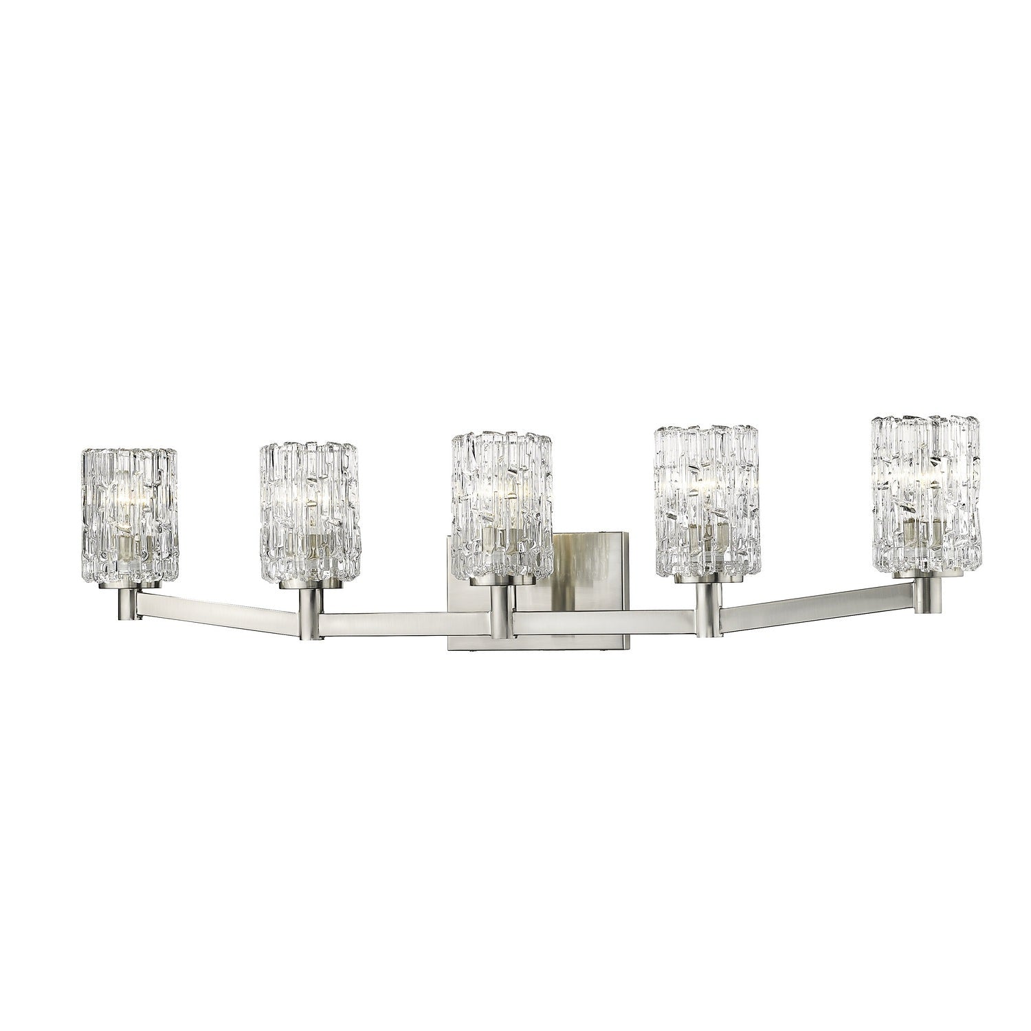 Z-Lite - 1931-5V-BN - Five Light Vanity - Aubrey - Brushed Nickel