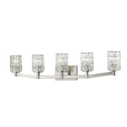 Z-Lite - 1931-5V-BN - Five Light Vanity - Aubrey - Brushed Nickel